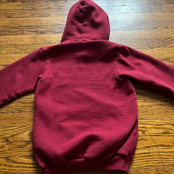 American Apparel Women's XXS F498 Cranberry Red Hoodie Pullover Made in USA - Picture 9 of 9